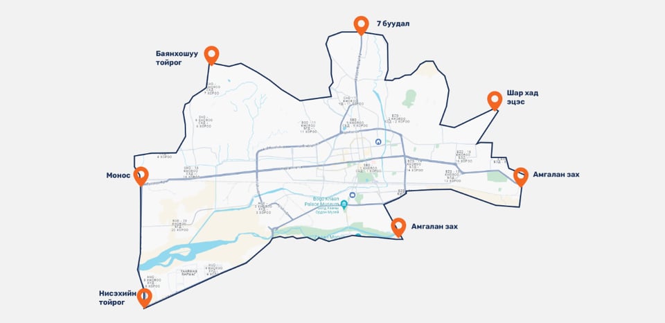 Хүргэлтийн бүс зураг